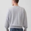 Överdimensionerad sweatshirt i tjock fransk frotté för vuxna