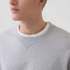 Överdimensionerad sweatshirt i tjock fransk frotté för vuxna