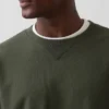 Överdimensionerad sweatshirt i tjock fransk frotté för vuxna