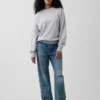 Överdimensionerad sweatshirt i tjock fransk frotté för vuxna