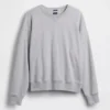 Överdimensionerad sweatshirt i tjock fransk frotté för vuxna