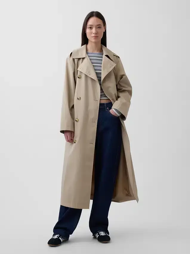 Överdimensionerad trenchcoat