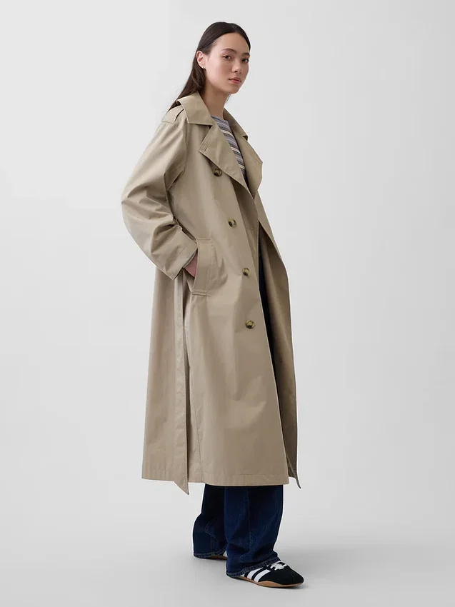 Överdimensionerad trenchcoat