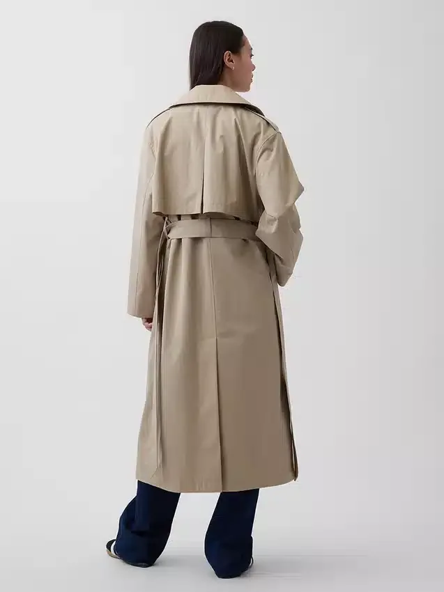 Överdimensionerad trenchcoat