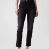 Vintage-slimjeans med hög midja