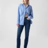 Vintage-slimjeans med hög midja