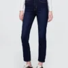 Vintage-slimjeans med hög midja