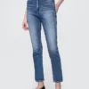 Vintage-slimjeans med hög midja