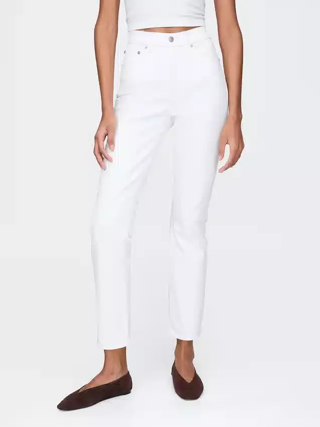Vintage-slimjeans med hög midja
