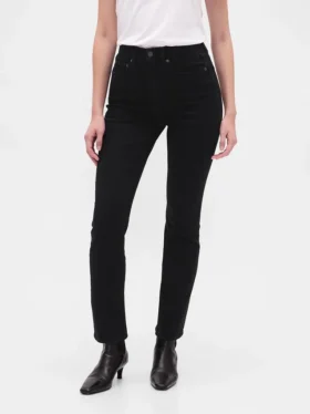 Vintage-slimjeans med hög midja