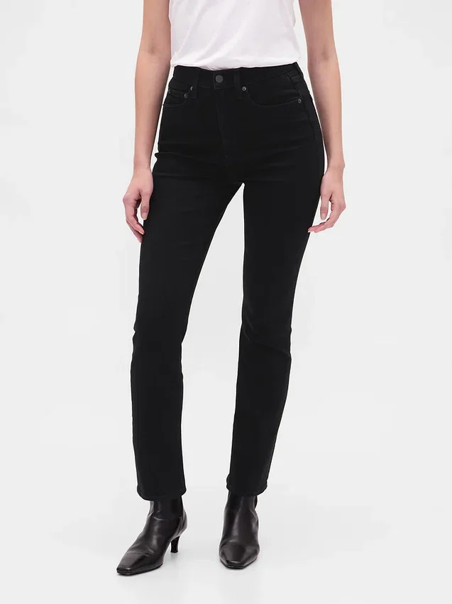 Vintage-slimjeans med hög midja