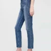 Vintage-slimjeans med hög midja