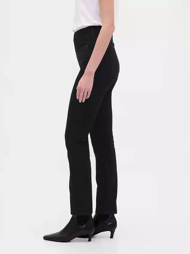 Vintage-slimjeans med hög midja