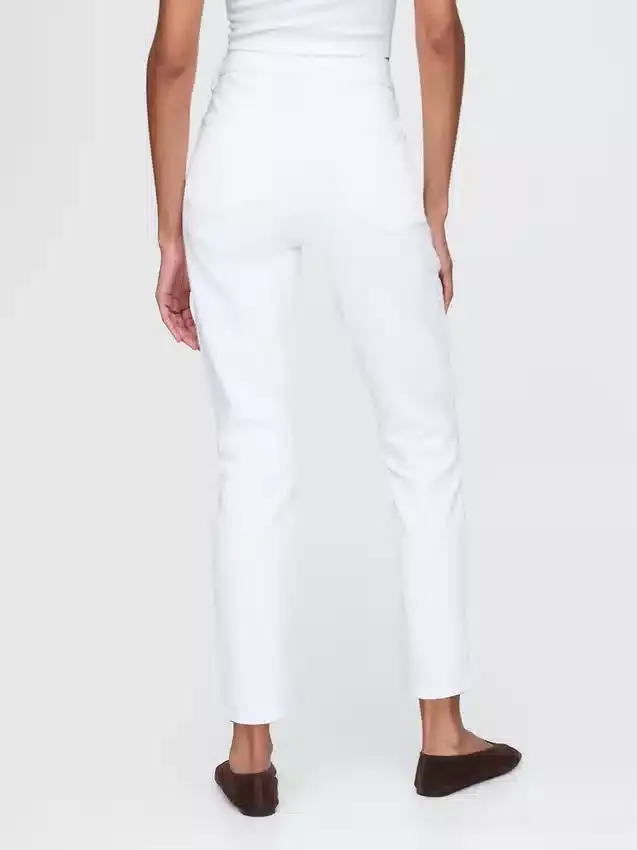 Vintage-slimjeans med hög midja