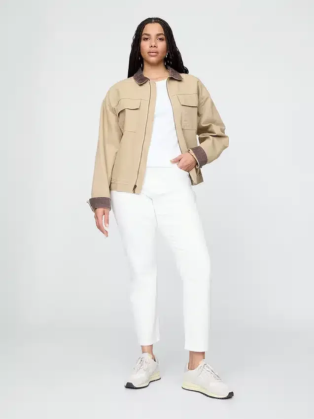 Vintage-slimjeans med hög midja