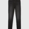Vintage-slimjeans med hög midja