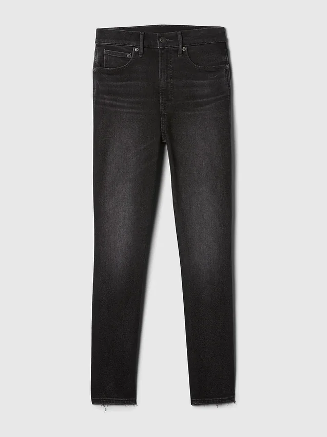 Vintage-slimjeans med hög midja