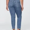 Vintage-slimjeans med hög midja
