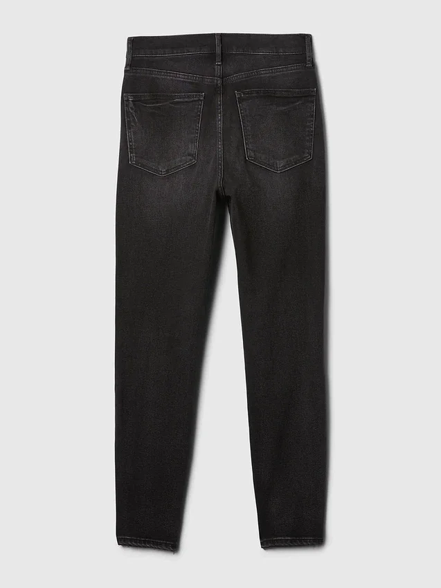 Vintage-slimjeans med hög midja