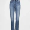 Vintage-slimjeans med hög midja