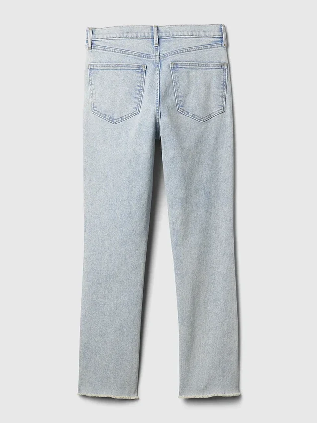 Vintage-slimjeans med hög midja