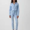 Vintage-slimjeans med medelhög midja