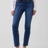 Vintage-slimjeans med medelhög midja