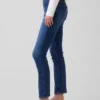 Vintage-slimjeans med medelhög midja