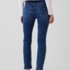 Vintage-slimjeans med medelhög midja