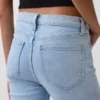 Vintage-slimjeans med medelhög midja