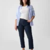Vintage-slimjeans med medelhög midja