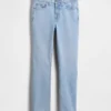 Vintage-slimjeans med medelhög midja