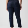Vintage-slimjeans med medelhög midja