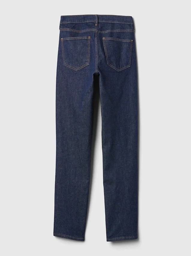 Vintage-slimjeans med medelhög midja