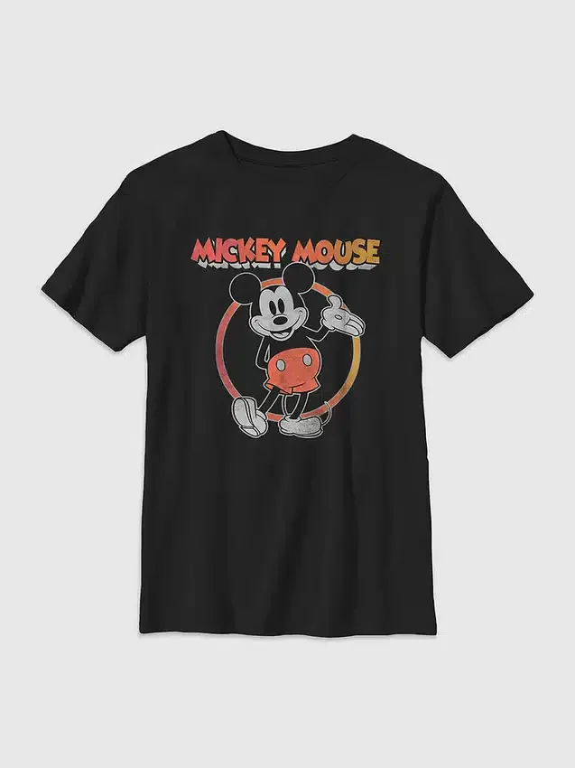 Vintage-T-shirt för barn med Mickey och vännerna
