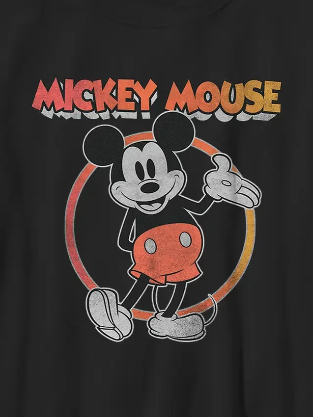Vintage-T-shirt för barn med Mickey och vännerna