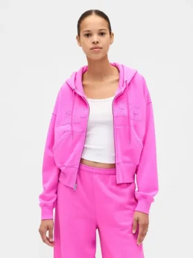 Vintagesoft 1969 Logo Zip Hoodie