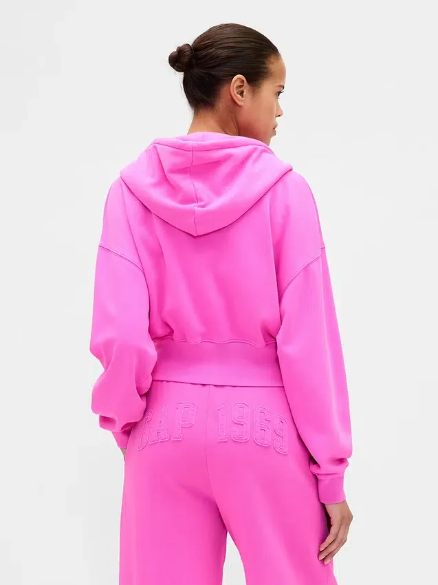 Vintagesoft 1969 Logo Zip Hoodie
