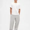 Vintagesoft baggy-joggingbyxor för vuxna