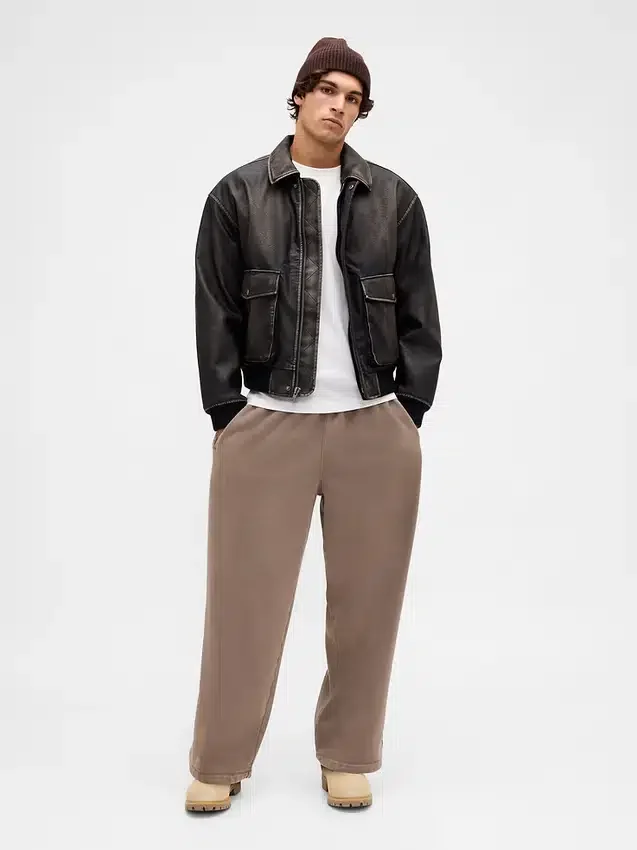 Vintagesoft baggy-joggingbyxor för vuxna