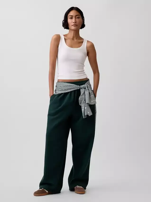 Vintagesoft baggy-joggingbyxor för vuxna