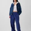 Vintagesoft baggy-joggingbyxor för vuxna