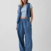 Vintagesoft baggy-joggingbyxor för vuxna