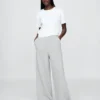 Vintagesoft Baggy-joggingbyxor med vida ben
