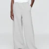Vintagesoft Baggy-joggingbyxor med vida ben