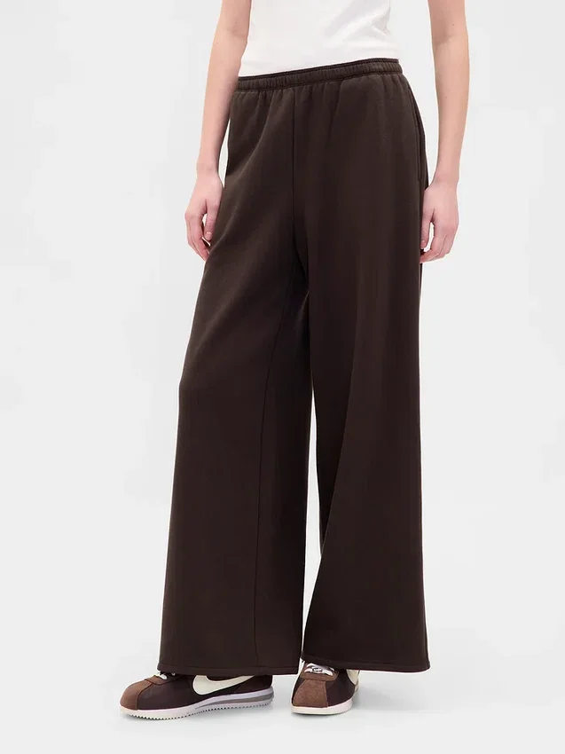 Vintagesoft Baggy-joggingbyxor med vida ben