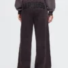 Vintagesoft Baggy-joggingbyxor med vida ben