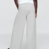 Vintagesoft Baggy-joggingbyxor med vida ben