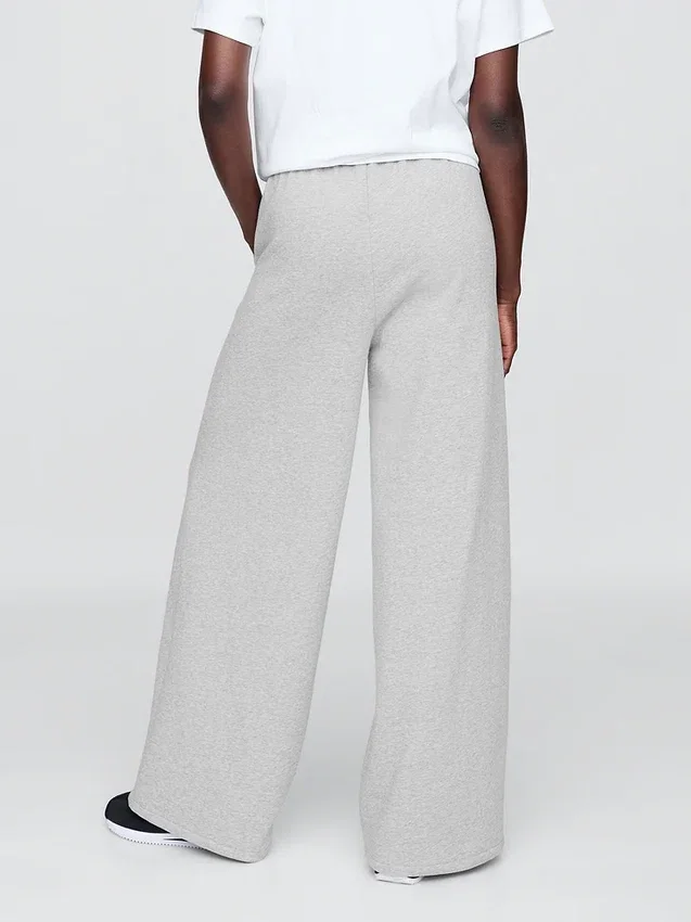 Vintagesoft Baggy-joggingbyxor med vida ben