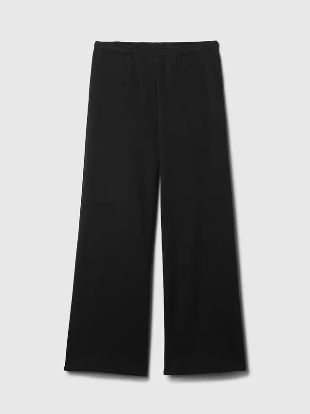 Vintagesoft Baggy-joggingbyxor med vida ben